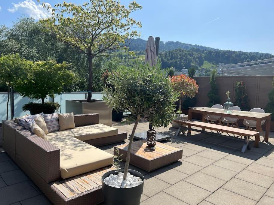 Atikka, Atico, Penthouse Appartement Luzern Buitenkant foto